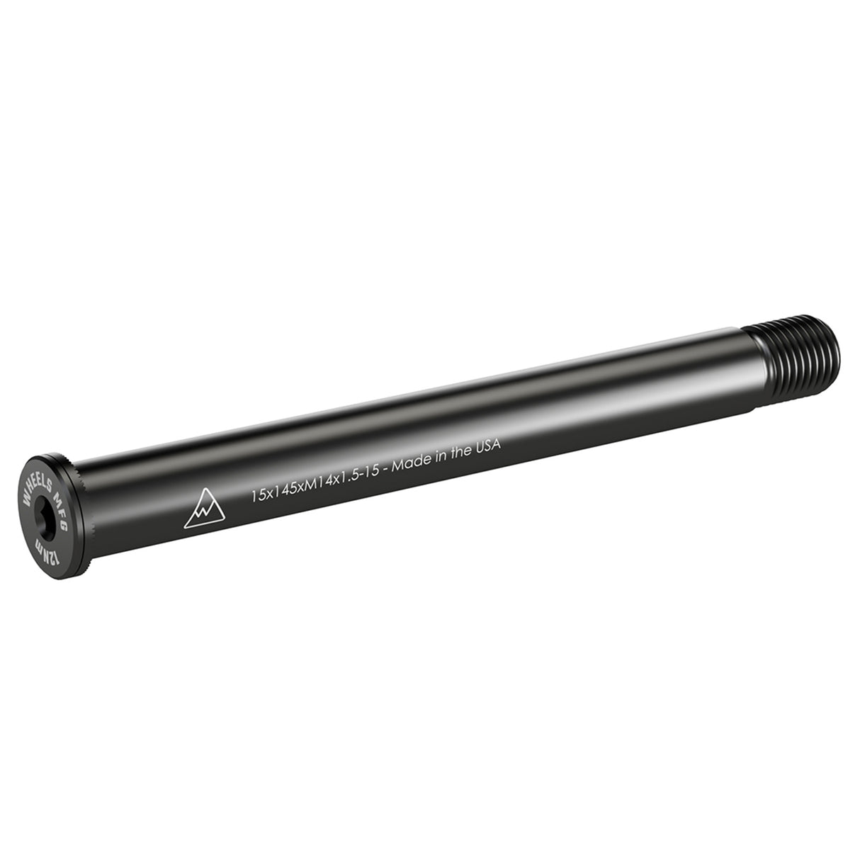Thru-Axle, Front, 15mm, 1.5x145mm - Blk