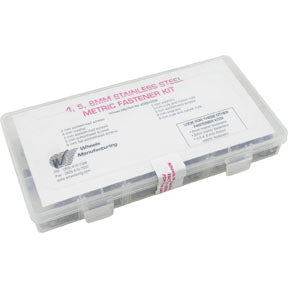 Stainless Fastener Kit, 4,5,6mm - 218pcs