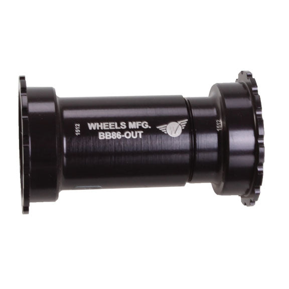 BB86/92 BB, 24mm Angular Contact Threaded, Black