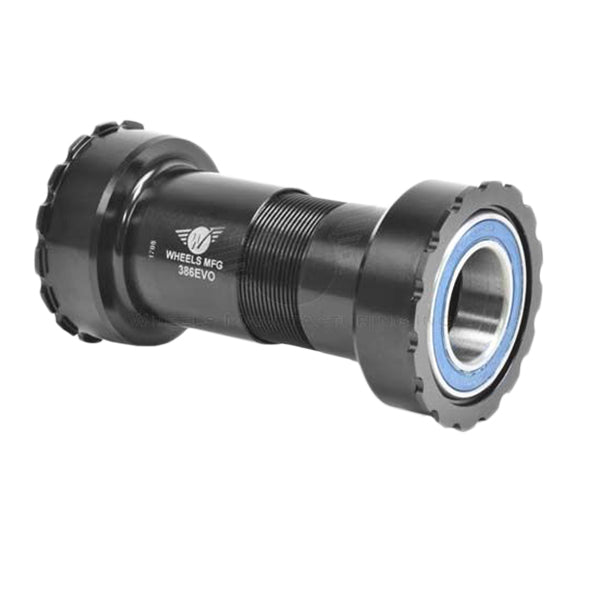 386EVO Threaded BB, 24/22mm, Angular Contact - Black
