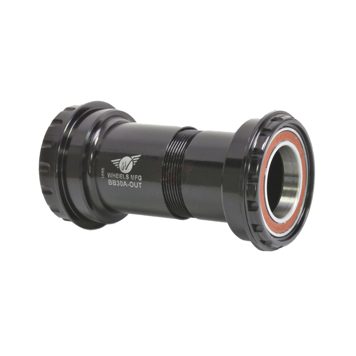 BB30A to Outboard BB, 24mm Angular Contact, Blk