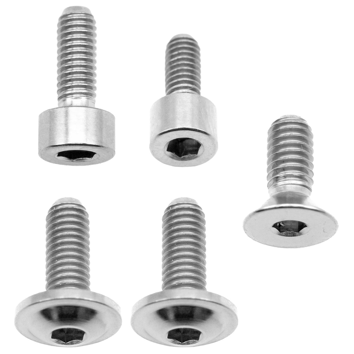Fox 32 Fork Ti Bolt Kit, 2016-2024, Silver, 5/Count