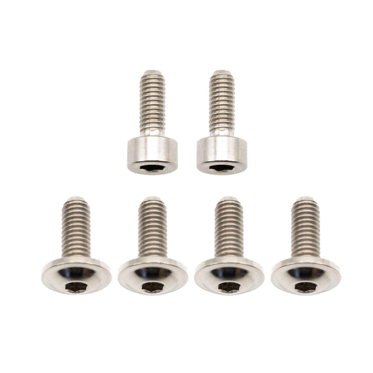 Fox 34SL Fork Ti Bolt Kit, Fit4/GripSL, Silver,6/Count