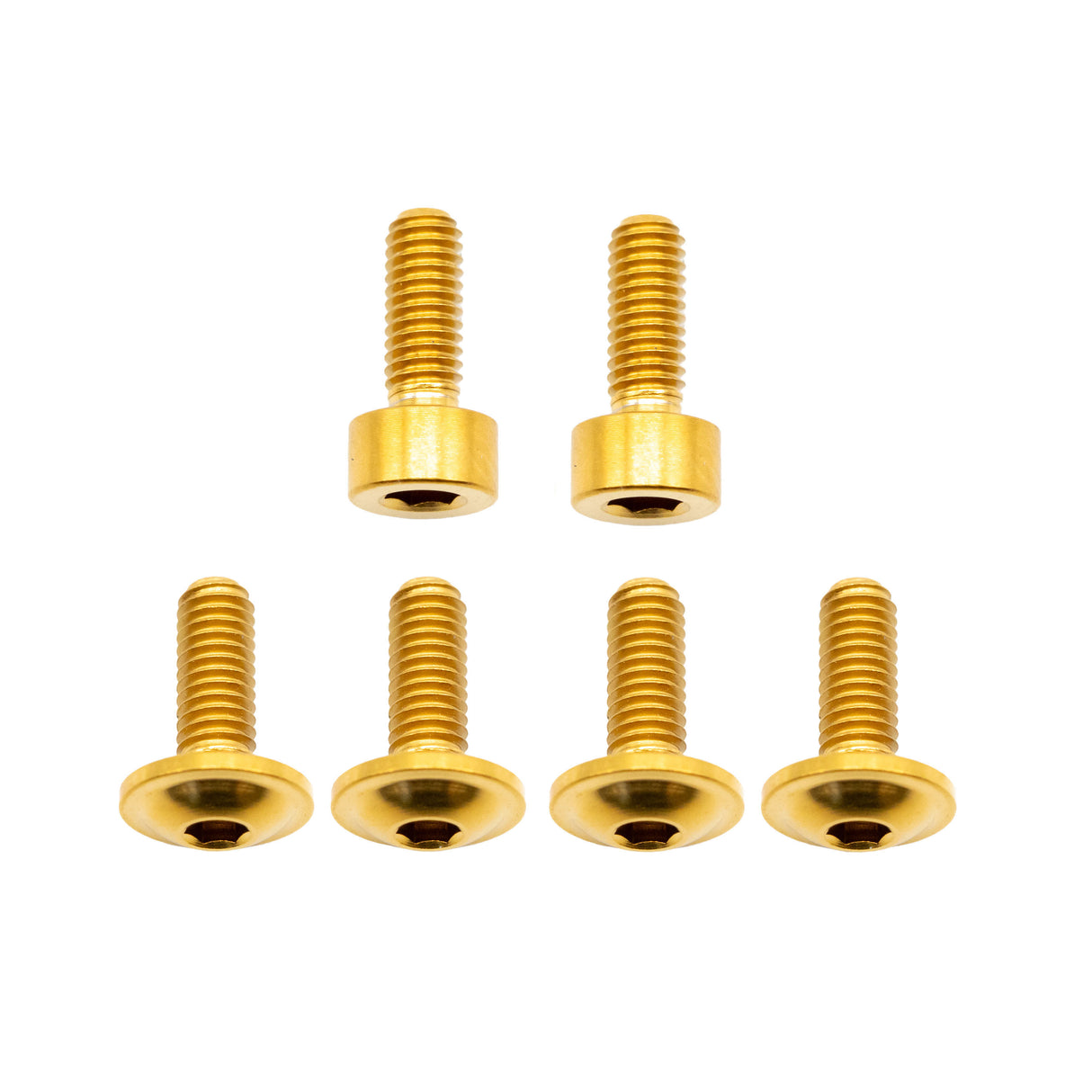 Fox 34SL Fork Ti Bolt Kit, Fit4/GripSL, Gold, 5/Count