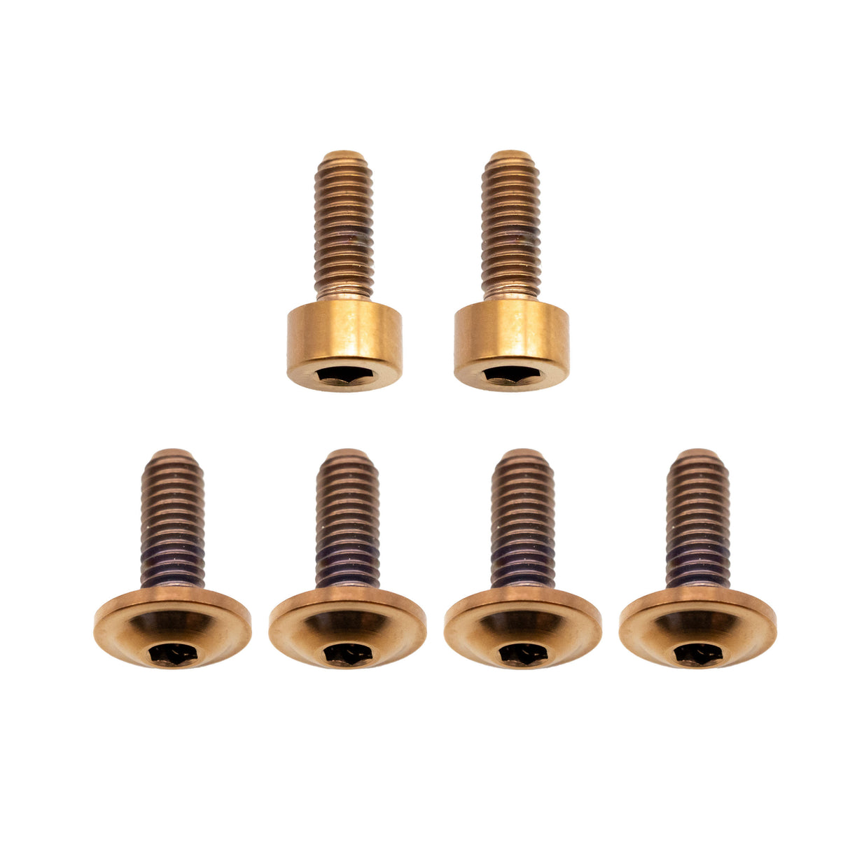Fox 34SL Fork Ti Bolt Kit, Fit4/GripSL, Copper,6/Count