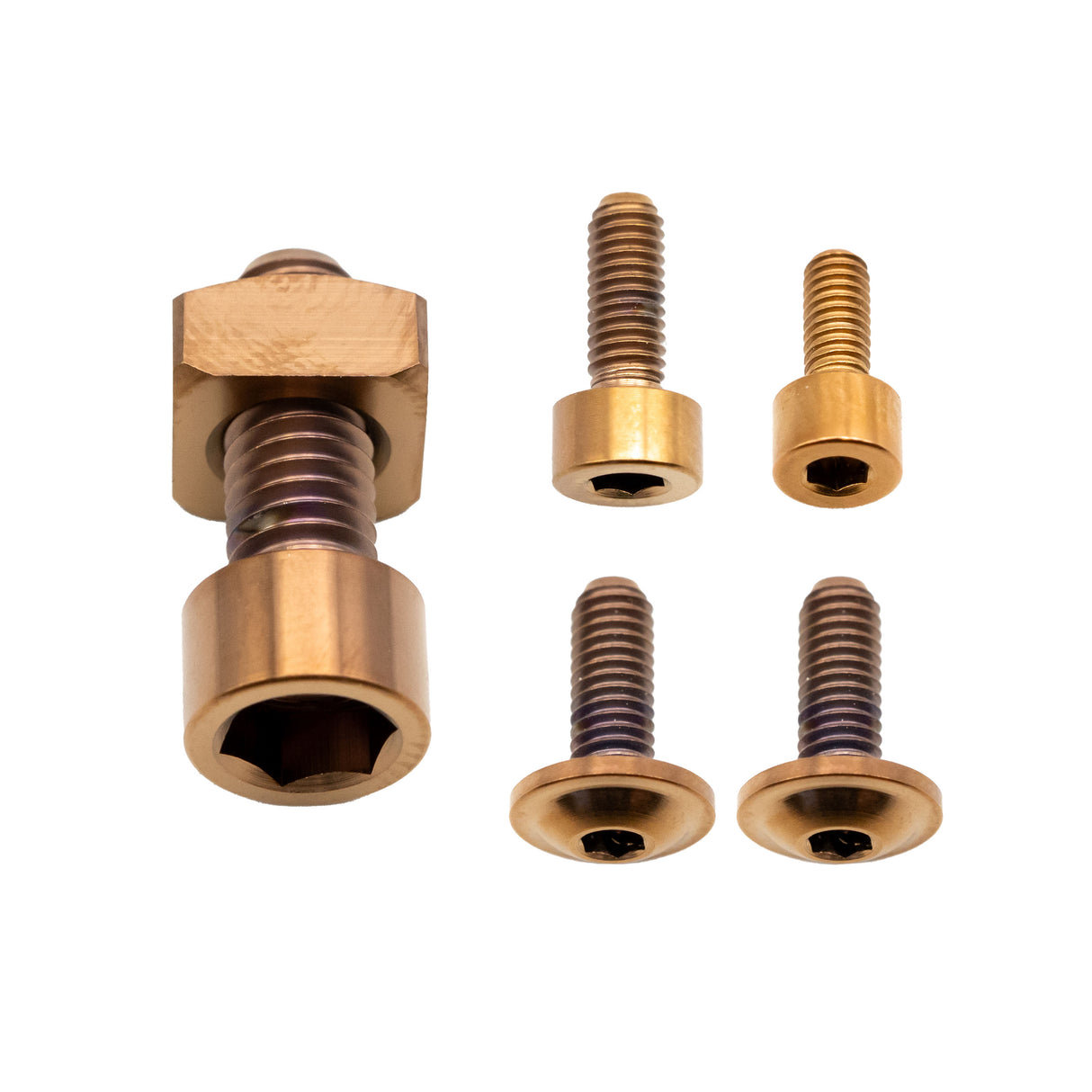 Fox 36 Fork Ti Bolt Kit, 2021-2025 Grip, Copper, 6/Ct