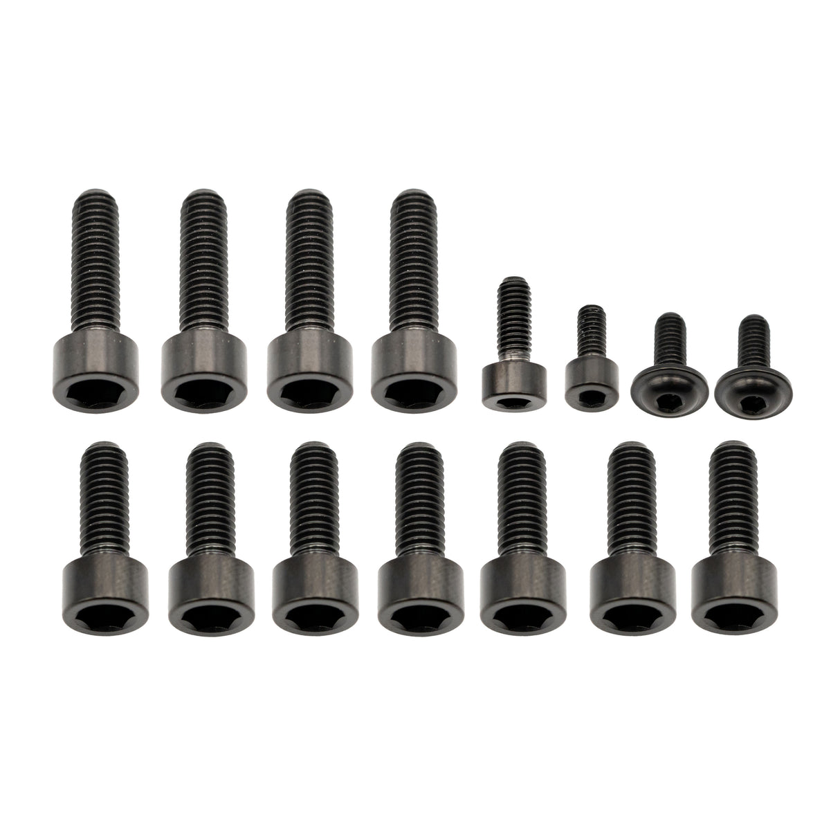Fox 40 Fork Titanium Bolt Kit, Grip, Black, 15/Count
