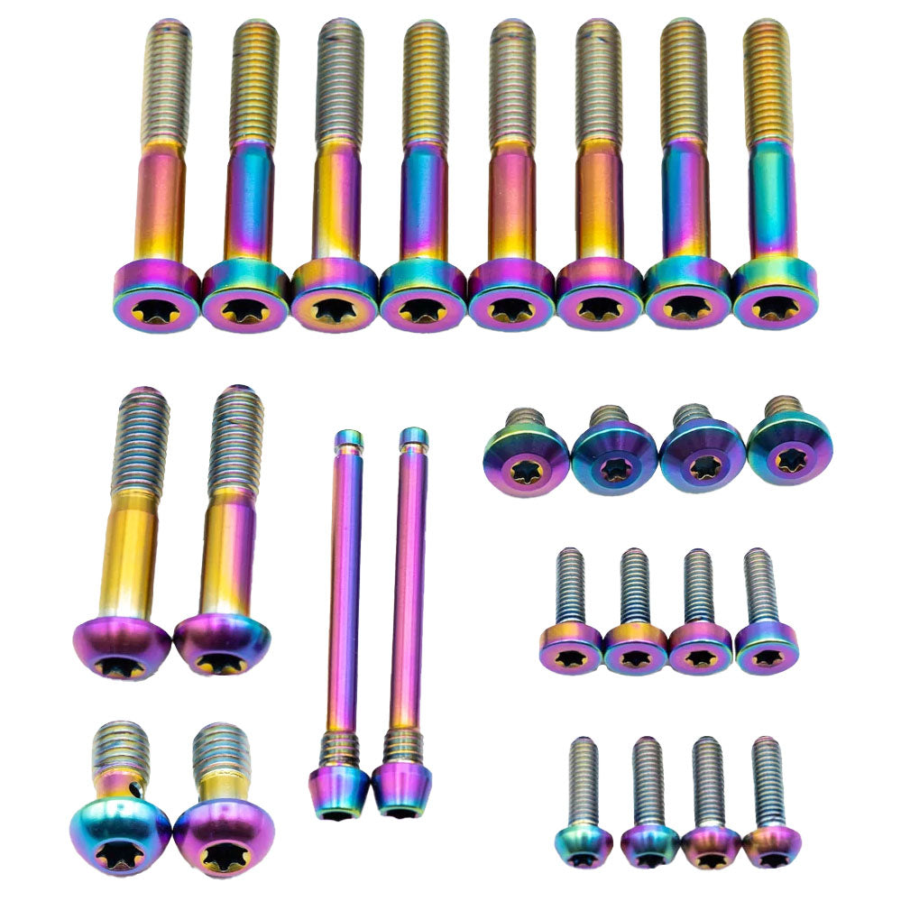 SRAM Maven Ti Brake Bolt Kit, SLV/ULT, R-bow, 26/Cnt