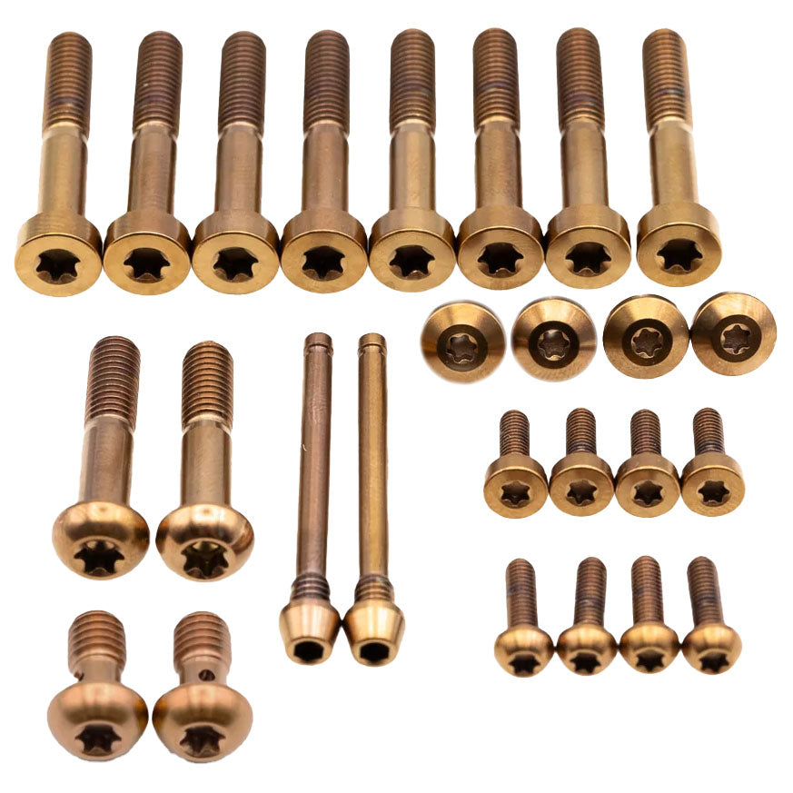 SRAM Maven Ti Brake Bolt Kit, SLV/ULT,Copper, 26/Coun