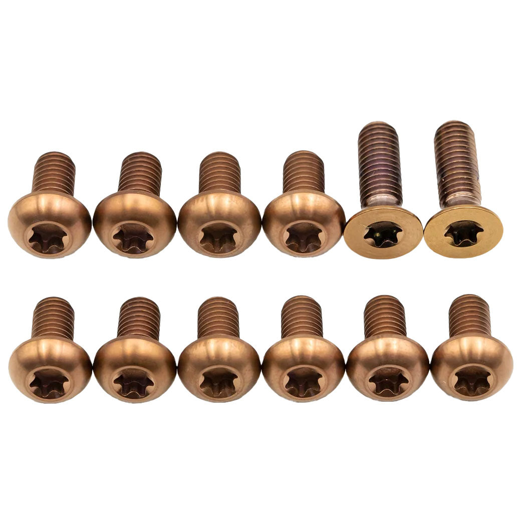 Titanium Sensor Rotor Bolt Kit, Copper, 12/Count
