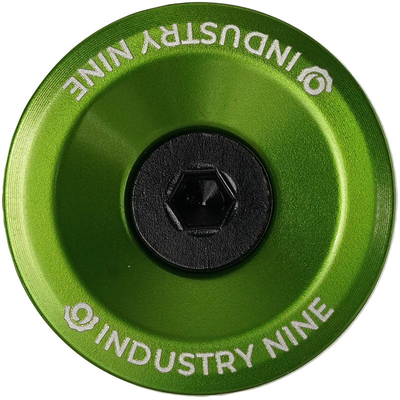 Ultra Light Aluminum Top Cap, Lime