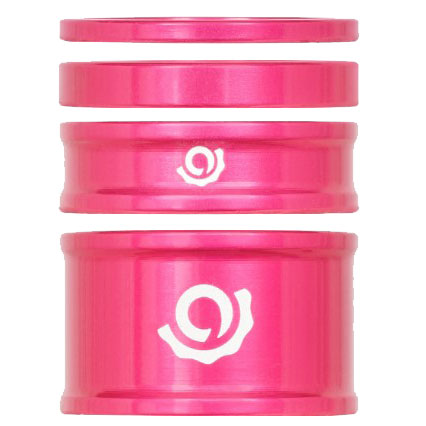 Headset Combo Spacer Kit, 1-1/8", Set/4, Pink