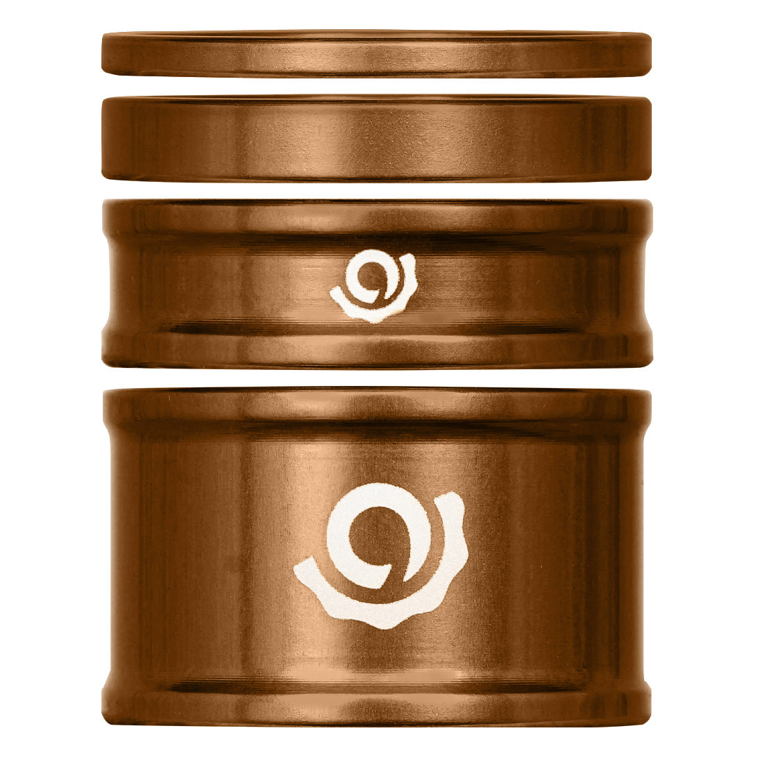 Headset Combo Spacer Kit, 1-1/8", Set/4  Bronze