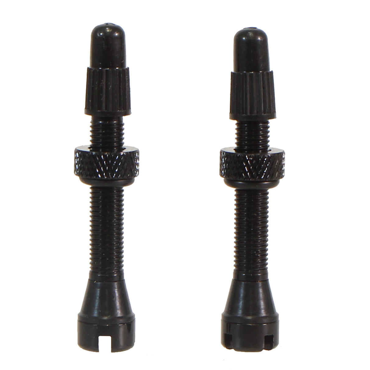 Tubeless Presta Valve Stem, 40mm, Pair, Black