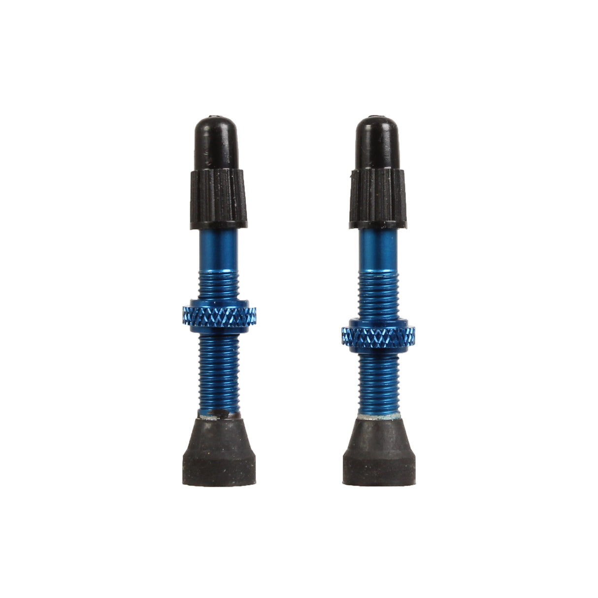 Tubeless Presta Valve Stem, 40mm, Pair, Blue