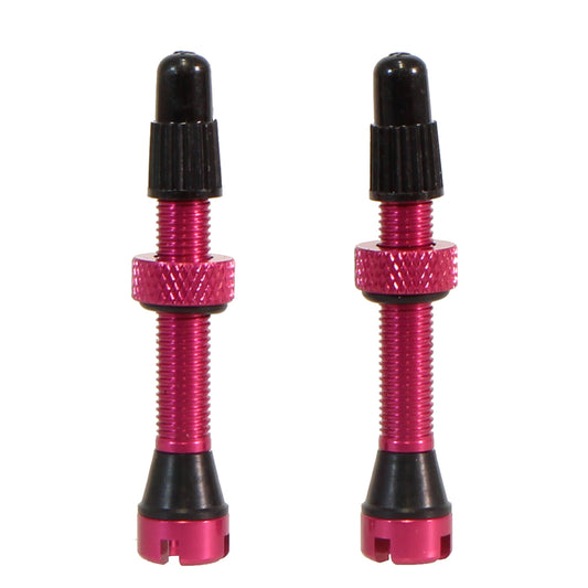 Industry Nine Tubeless Valves - 40mm Pink Pair