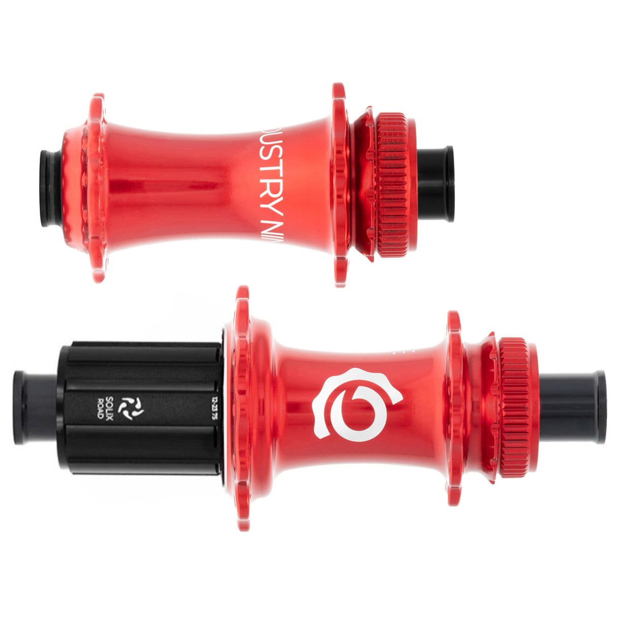 Solix CL Disc Hubs, 12x100/142 TA, 28h, HG11, Red