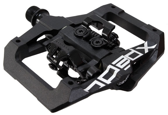 Xpedo GFX Pedals - Dual Sided Clipless with Platform Aluminum 9/16" Black