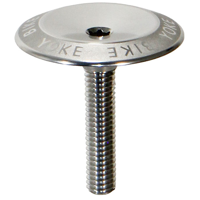 Bike Yoke Topper Top Cap - Silver