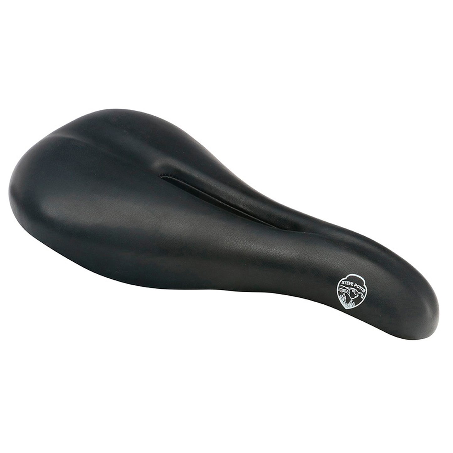 Steve Potts Chinook Steel Rail Saddle 150mm Black