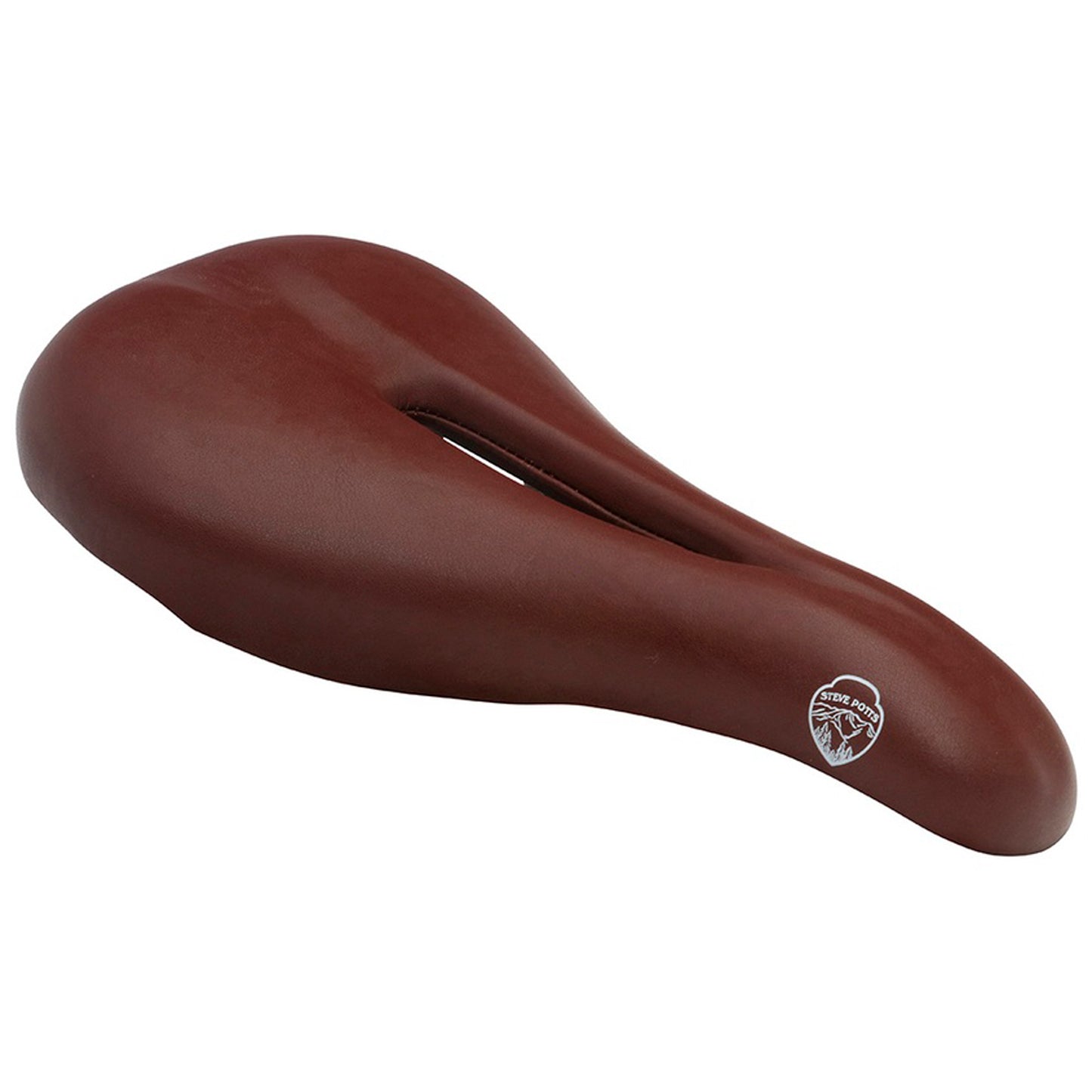 Steve Potts Chinook Steel Rail Saddle 150mm Brown