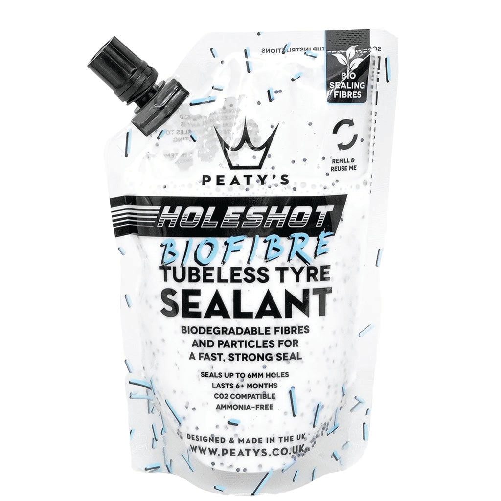 Holeshot BioFibre Tubeless Tire Sealant, 120ml Pouch