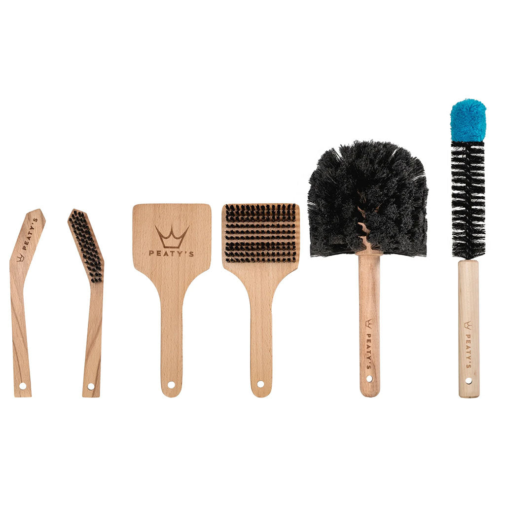 Bicycle Brush Set, Beech Wood, 4/piece