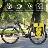 ROCKBROS Waterproof 27L Large Capacity Bike Rear Rack Bicycle Pannier Bag Waterproof
