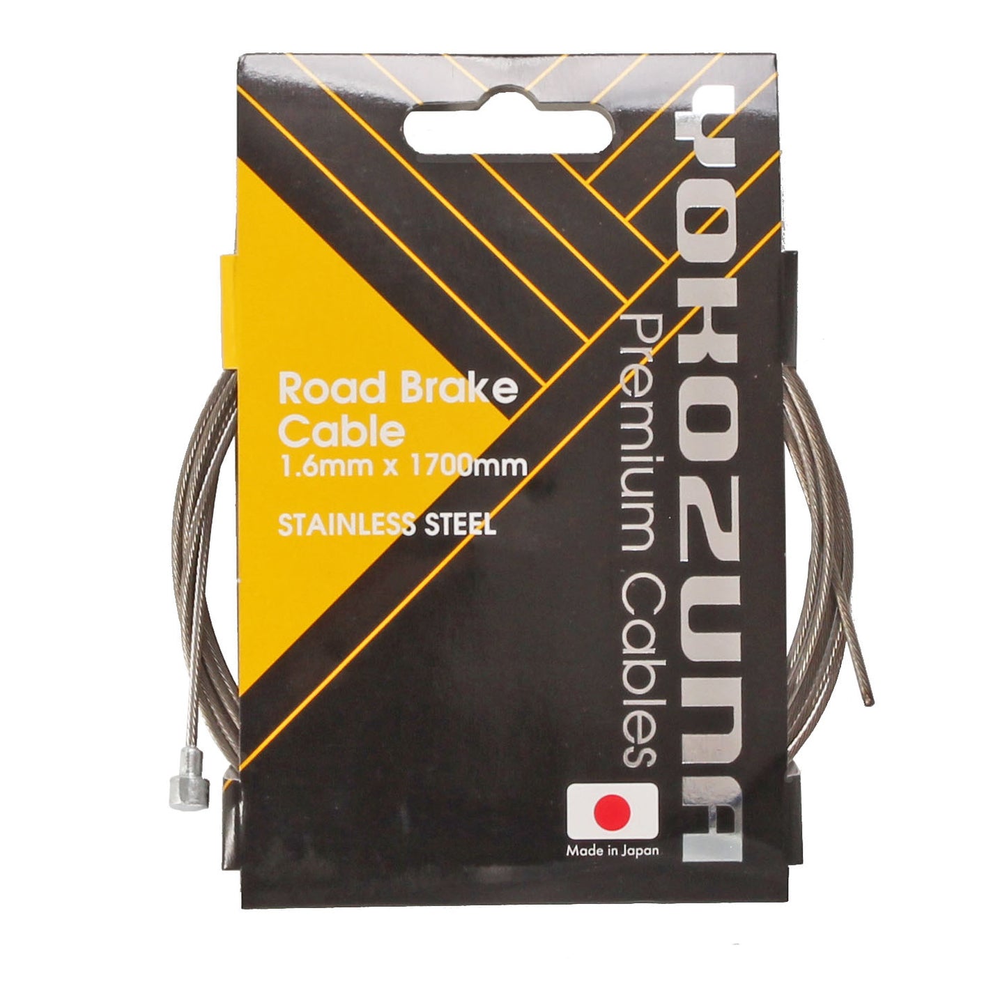 Yokozuna Brake Cable Shimano Road-1.6mm Stainless - Each