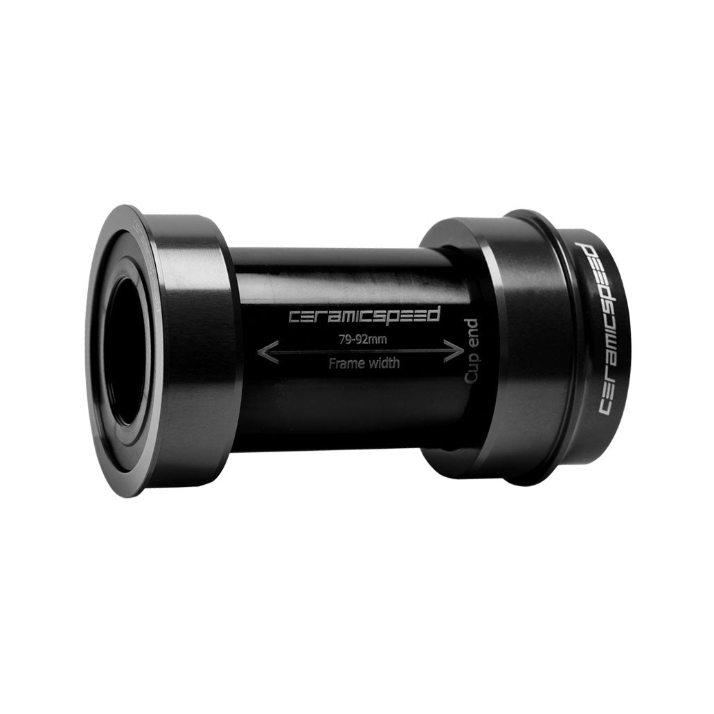 CeramicSpeed BBright Bottom Bracket - 24mm Spindle Coated Races Black