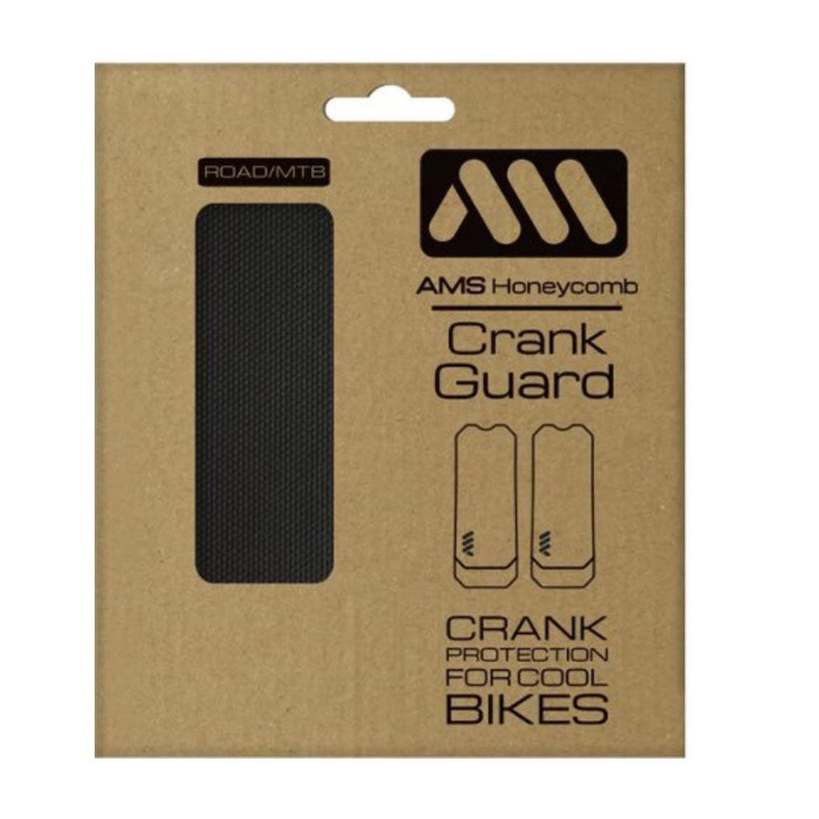 Crank Guard, Black/Silver