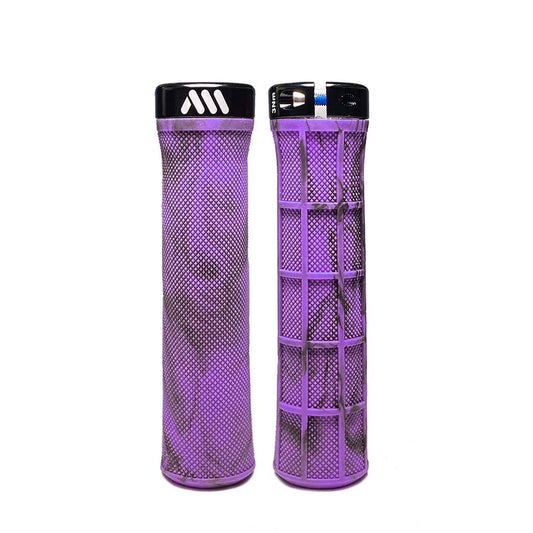 All Mountain Style Berm Grips Purple Camo